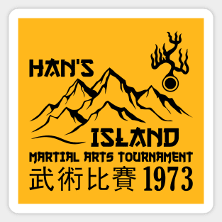 Mod.10 Enter the Dragon Han's Island Sticker